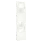 vidaXL 4-tlg. Raumteiler 2 Stk. Weiß 160x180 cm Stahl