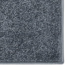 vidaXL Teppich Kurzflor 160x230 cm Anthrazit