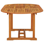 vidaXL Gartentisch 200x100x75 cm Massivholz Eukalyptus