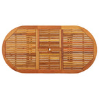 vidaXL Gartentisch 200x100x75 cm Massivholz Eukalyptus