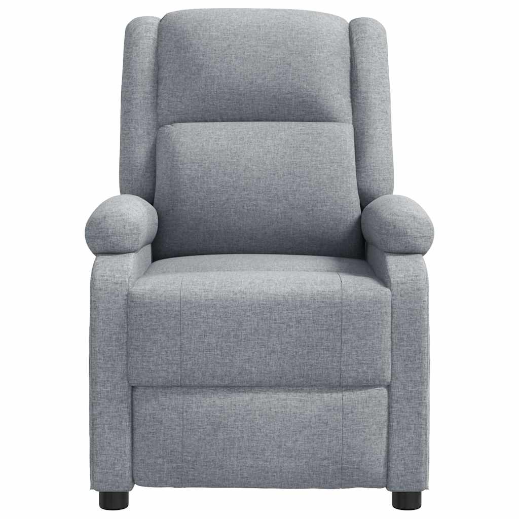 vidaXL Massagesessel Hellgrau Stoff