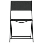 vidaXL 3-tlg. Bistro-Set Stahl Schwarz