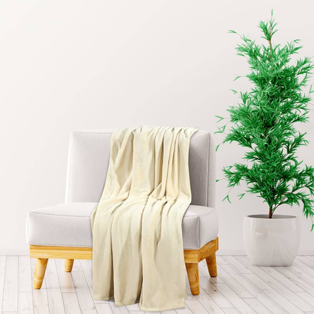 vidaXL Decke Bordeauxrot 220 x 250 cm Polyester