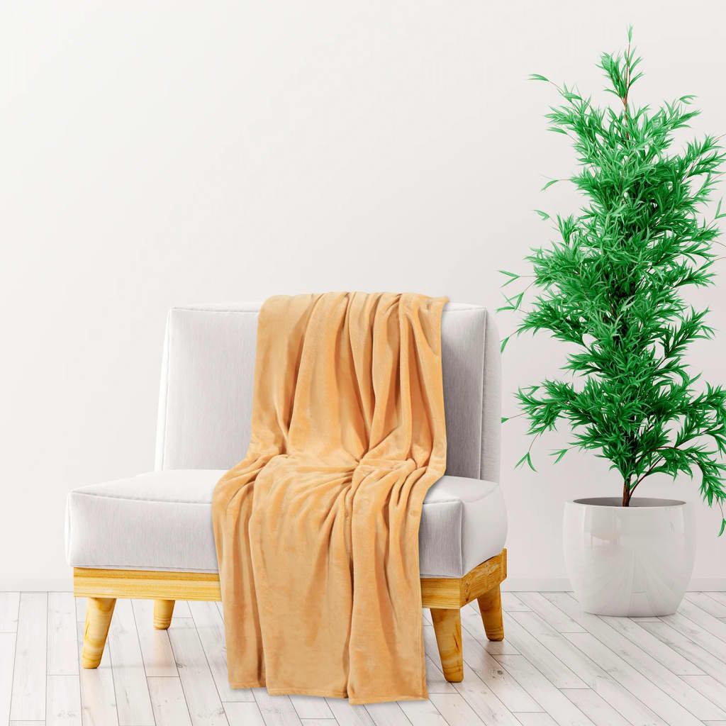 vidaXL Decke Bordeauxrot 220 x 250 cm Polyester