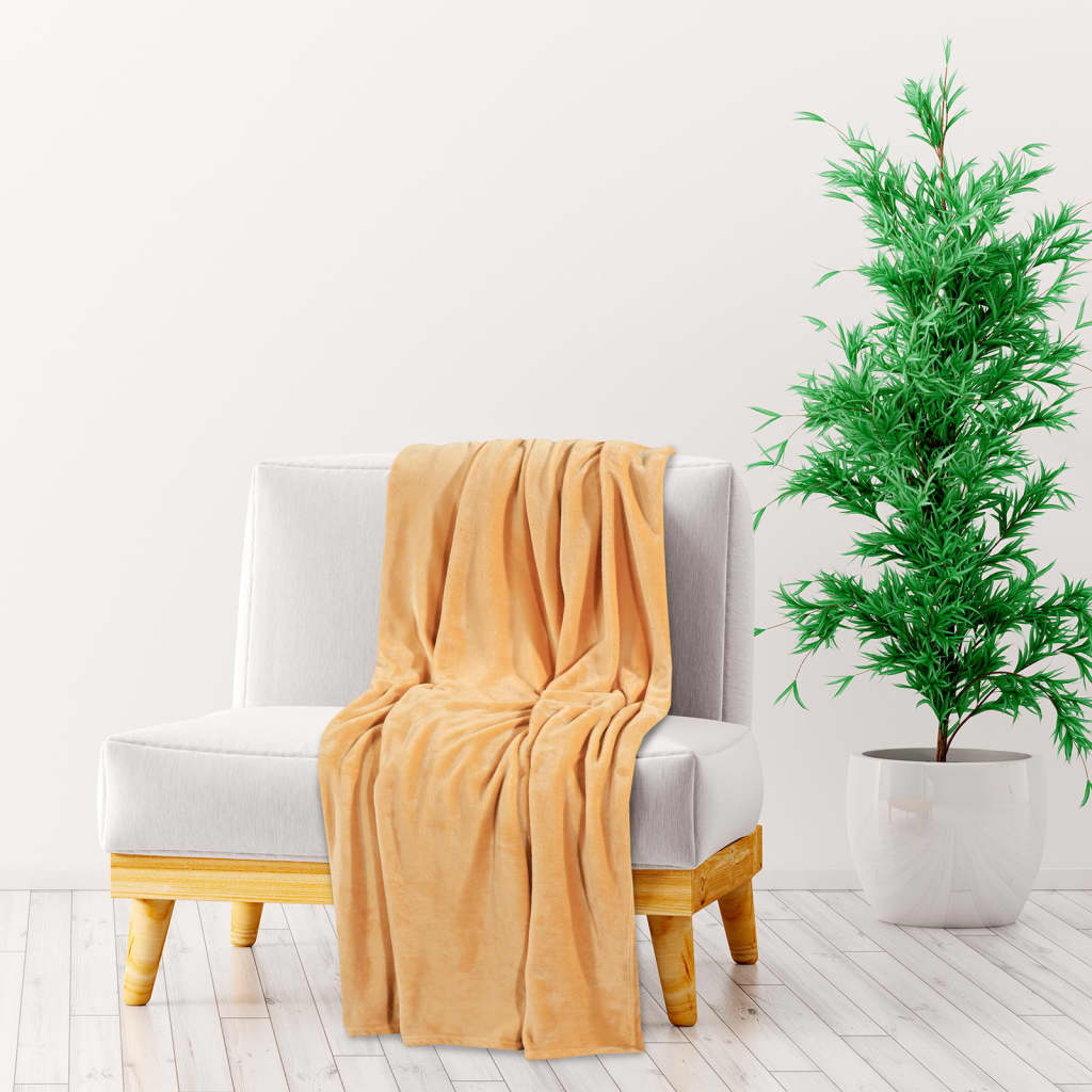 vidaXL Decke Bordeauxrot 220 x 250 cm Polyester