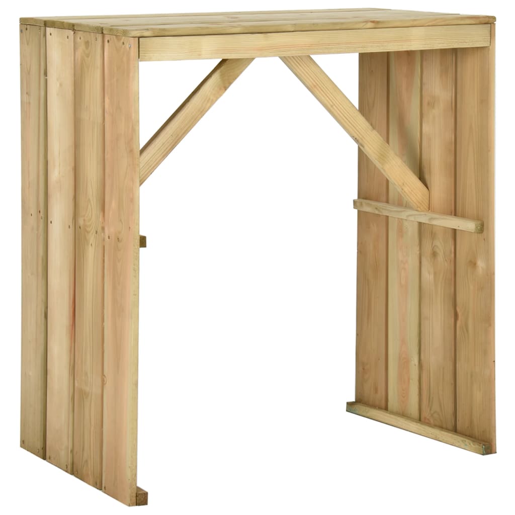 vidaXL 5-tlg. Gartenbar-Set Kiefernholz Imprägniert
