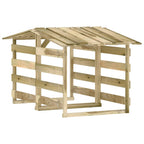 vidaXL Pergolen mit Dach 2 Stk. 100x90x100 cm Kiefernholz Imprägniert