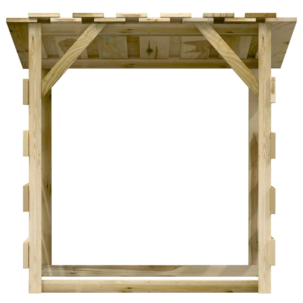 vidaXL Pergolen mit Dach 2 Stk. 100x90x100 cm Kiefernholz Imprägniert