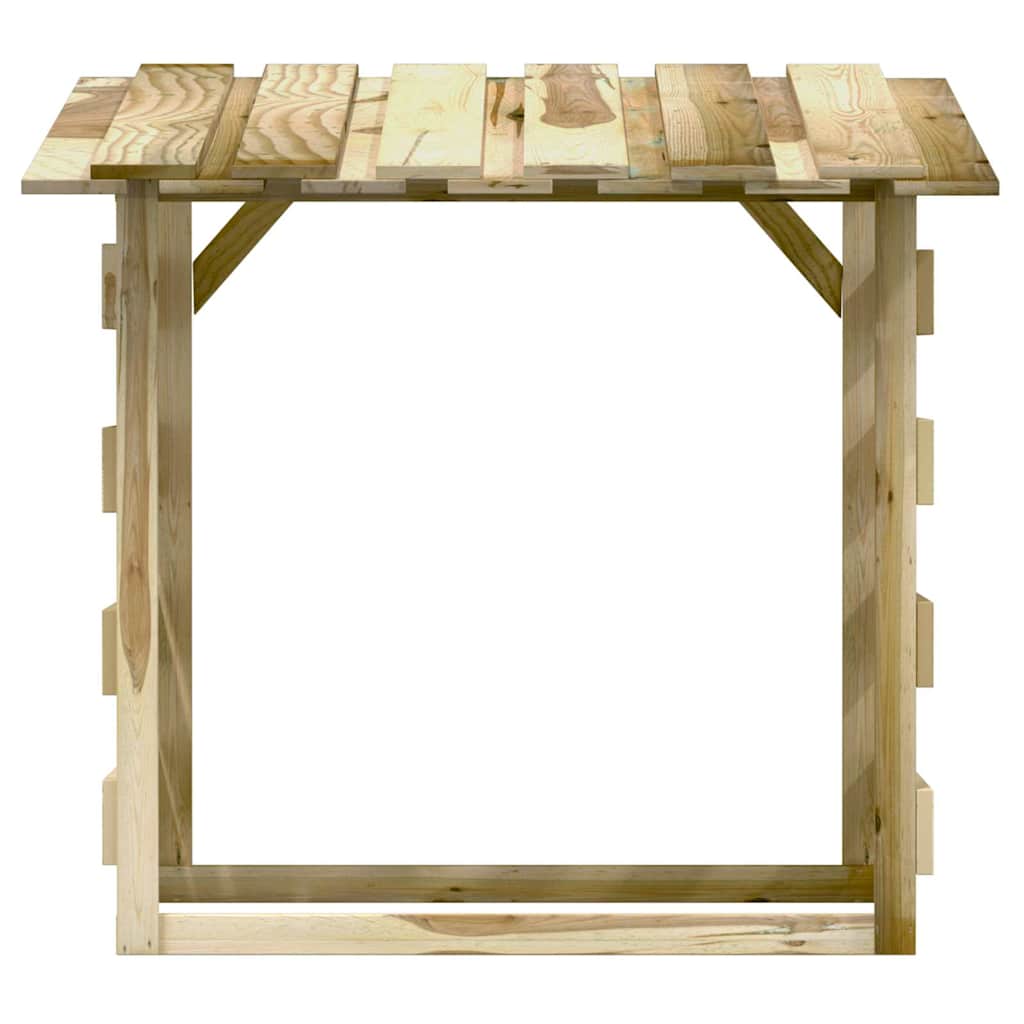 vidaXL Pergolen mit Dach 4 Stk. 100x90x100 cm Kiefernholz Imprägniert