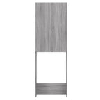 vidaXL Waschmaschinenschrank Grau Sonoma 64x25,5x190 cm
