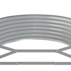 vidaXL Hochbeet Verzinkter Stahl 322x100x36 cm Grün