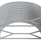 vidaXL Hochbeet Pulverbeschichteter Stahl 175x100x68 cm Braun