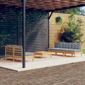 vidaXL 6-tlg. Garten-Lounge-Set mit Grauen Kissen Kiefernholz