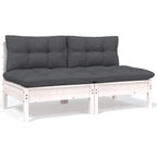 vidaXL 9-tlg. Garten-Lounge-Set mit Kissen Kiefer Massivholz
