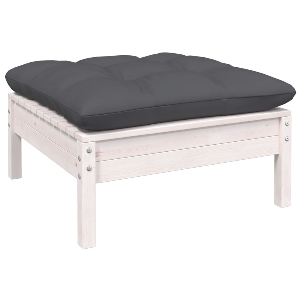 vidaXL 9-tlg. Garten-Lounge-Set mit Kissen Kiefer Massivholz