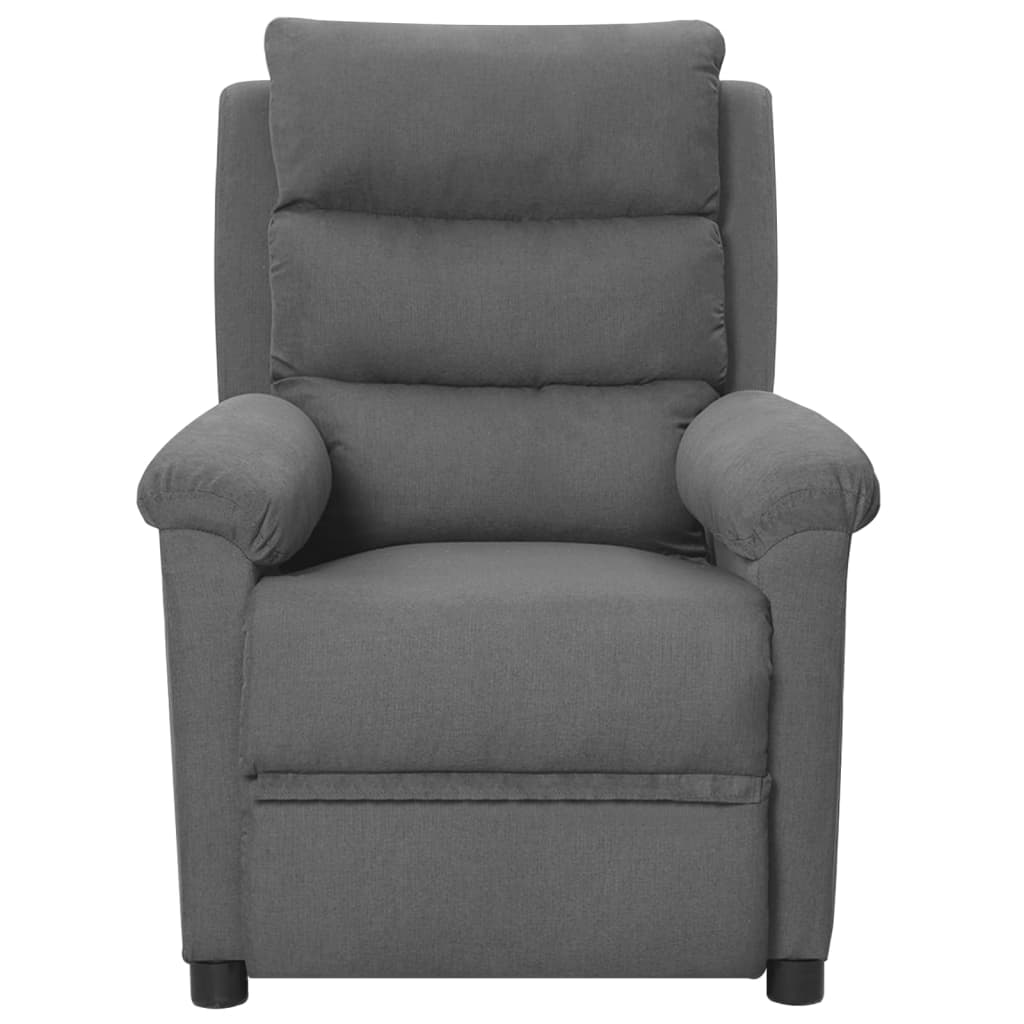 vidaXL Relaxsessel Hellgrau Stoff
