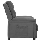 vidaXL Relaxsessel Hellgrau Stoff