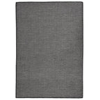 vidaXL Outdoor-Teppich Flachgewebe 140x200 cm Grau