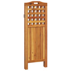 vidaXL 3-tlg. Paravent 121,5x2x115 cm Massivholz Akazie