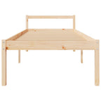 vidaXL Seniorenbett 75x190 cm Massivholz Kiefer