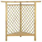 vidaXL Eckpergola mit Bank 166x81x174 cm Kiefernholz Imprägniert