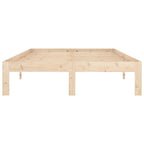vidaXL Massivholzbett ohne Matratze 120x200 cm Kiefernholz