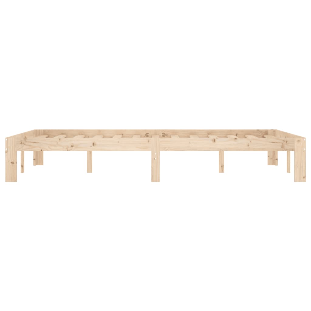 vidaXL Massivholzbett ohne Matratze 120x200 cm Kiefernholz