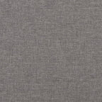 vidaXL Relaxsessel mit Hocker Hellgrau Kunstleder & Stoff