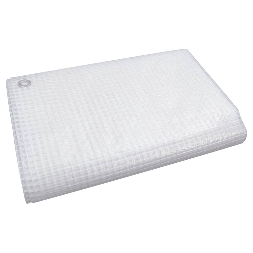 vidaXL Leno-Abdeckplane 140 g/m² 2x3 m Weiß