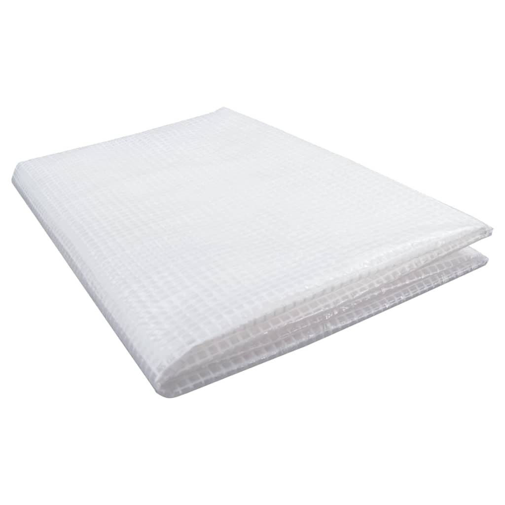 vidaXL Leno-Abdeckplane 140 g/m² 2x3 m Weiß
