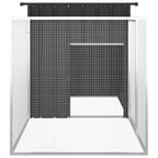 vidaXL Hühnerkäfig Anthrazit 200x91x100 cm Verzinkter Stahl