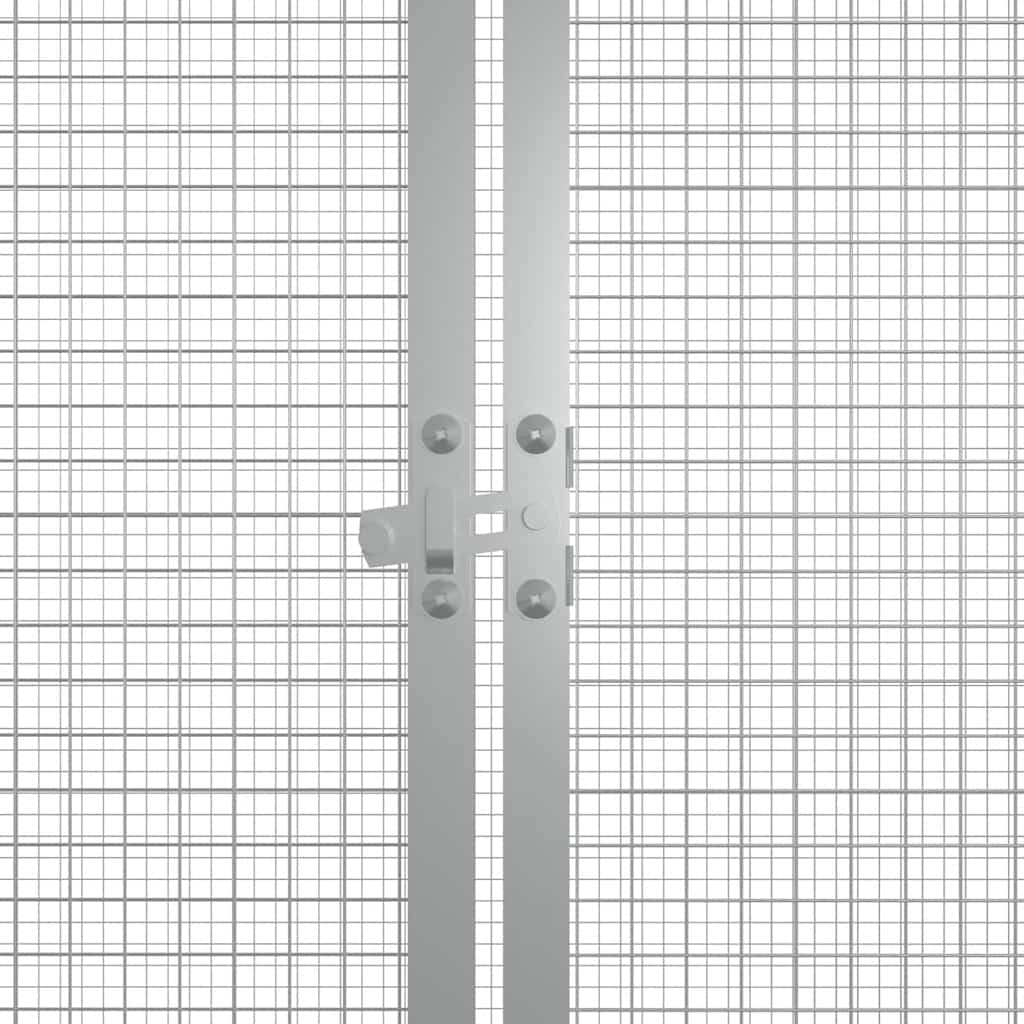 vidaXL Hühnerkäfig Anthrazit 200x91x100 cm Verzinkter Stahl