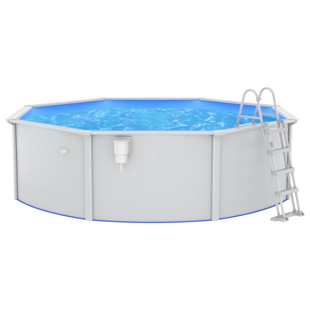 vidaXL Pool mit Sicherheitsleiter 460x120 cm