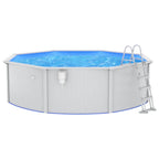 vidaXL Pool mit Sicherheitsleiter 460x120 cm