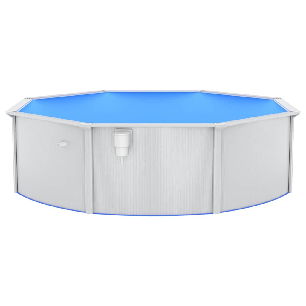 vidaXL Pool mit Sandfilterpumpe und Leiter 460x120 cm
