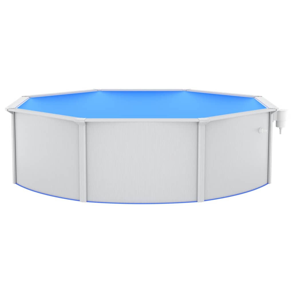 vidaXL Pool mit Sandfilterpumpe und Leiter 460x120 cm