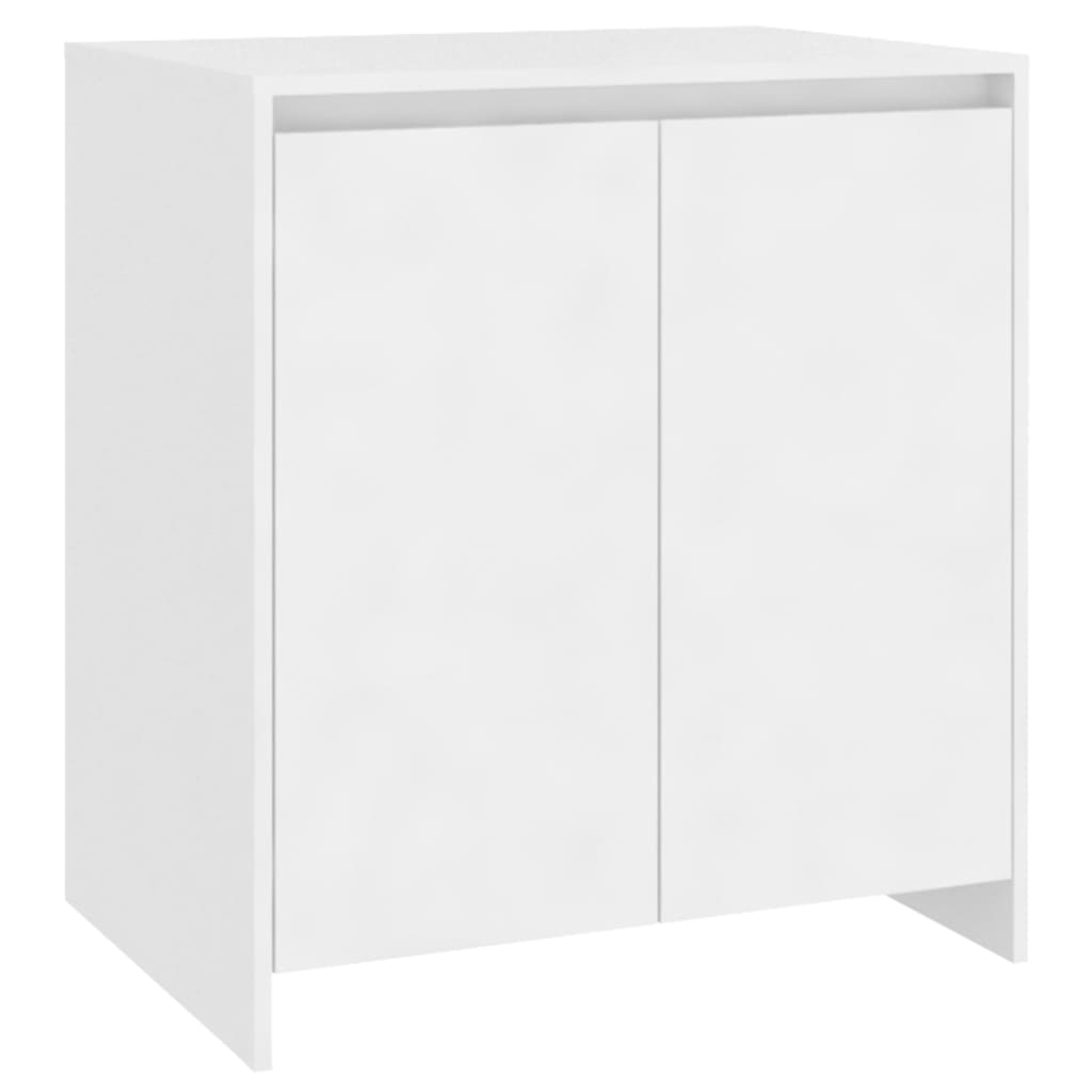 vidaXL 2-tlg. Sideboard Weiß Holzwerkstoff