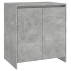 vidaXL 2-tlg. Sideboard Betongrau Holzwerkstoff