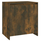 vidaXL 2-tlg. Sideboard Räuchereiche Holzwerkstoff