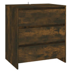 vidaXL 2-tlg. Sideboard Räuchereiche Holzwerkstoff