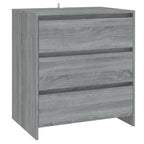 vidaXL 3-tlg. Sideboard Grau Sonoma Holzwerkstoff