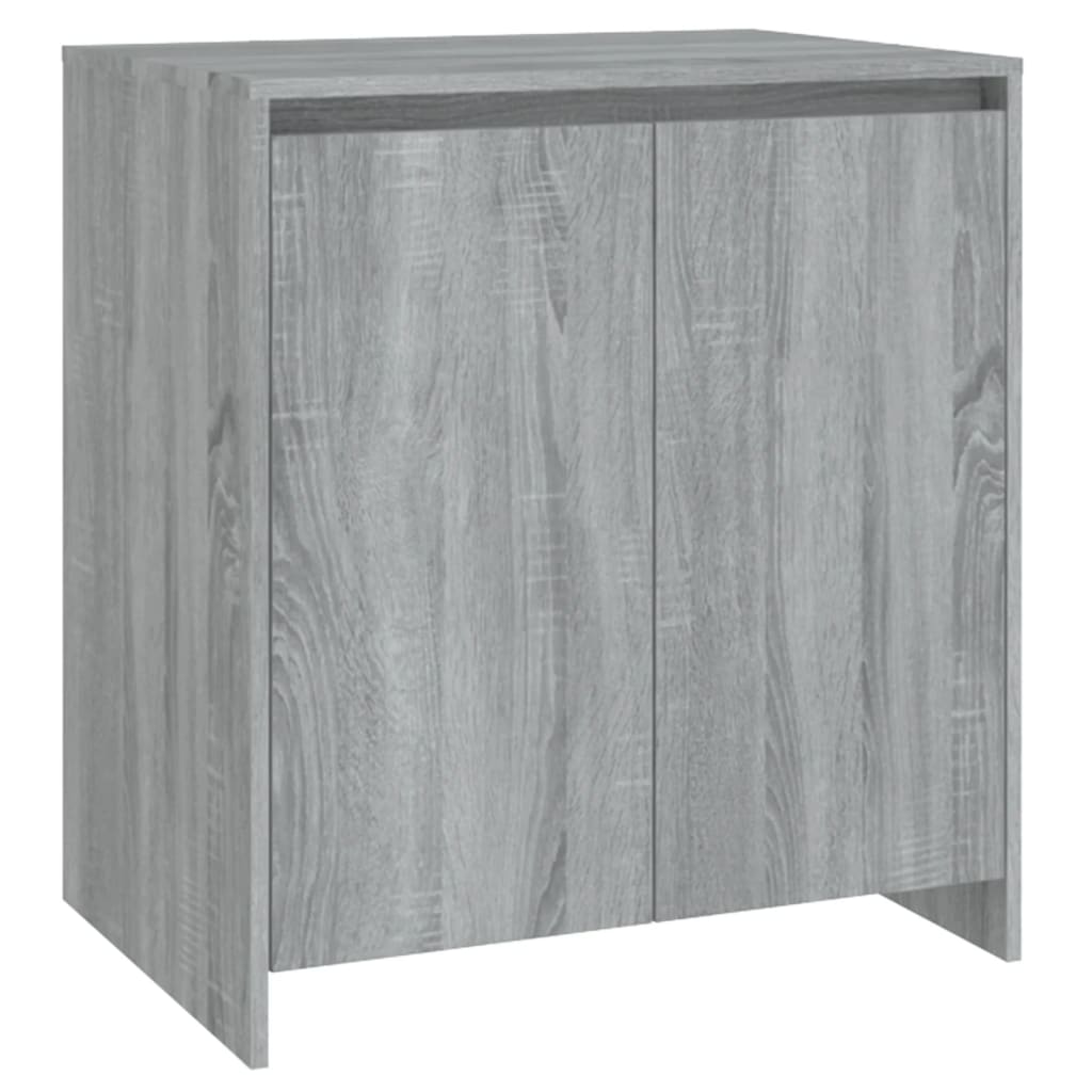 vidaXL 3-tlg. Sideboard Grau Sonoma Holzwerkstoff