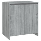 vidaXL 3-tlg. Sideboard Grau Sonoma Holzwerkstoff