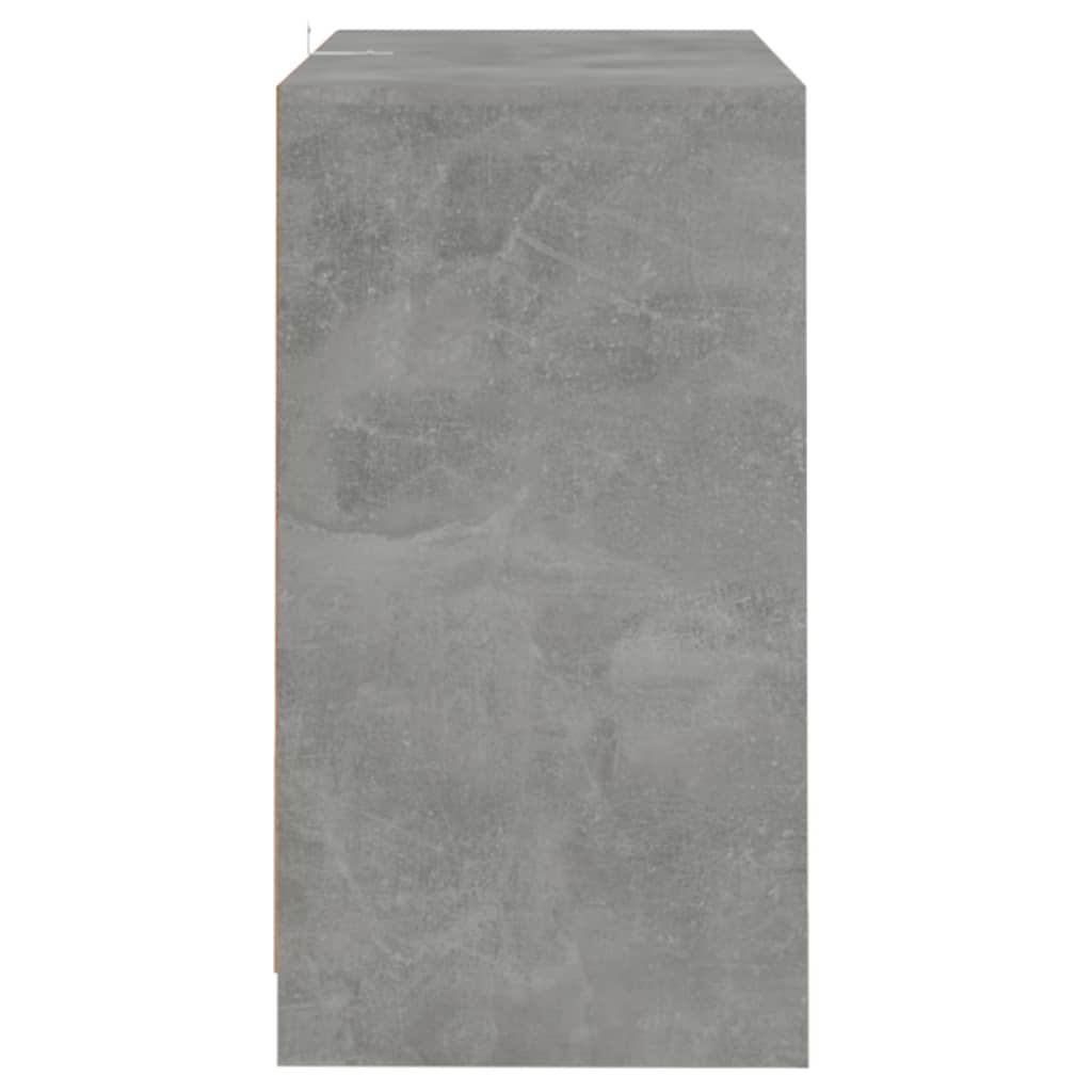 vidaXL Sideboards 2 Stk. Betongrau 70x41x75 cm Holzwerkstoff