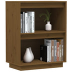 vidaXL Beistellschrank Honigbraun 60x34x75 cm Massivholz Kiefer