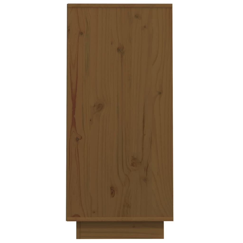 vidaXL Beistellschrank Honigbraun 60x34x75 cm Massivholz Kiefer