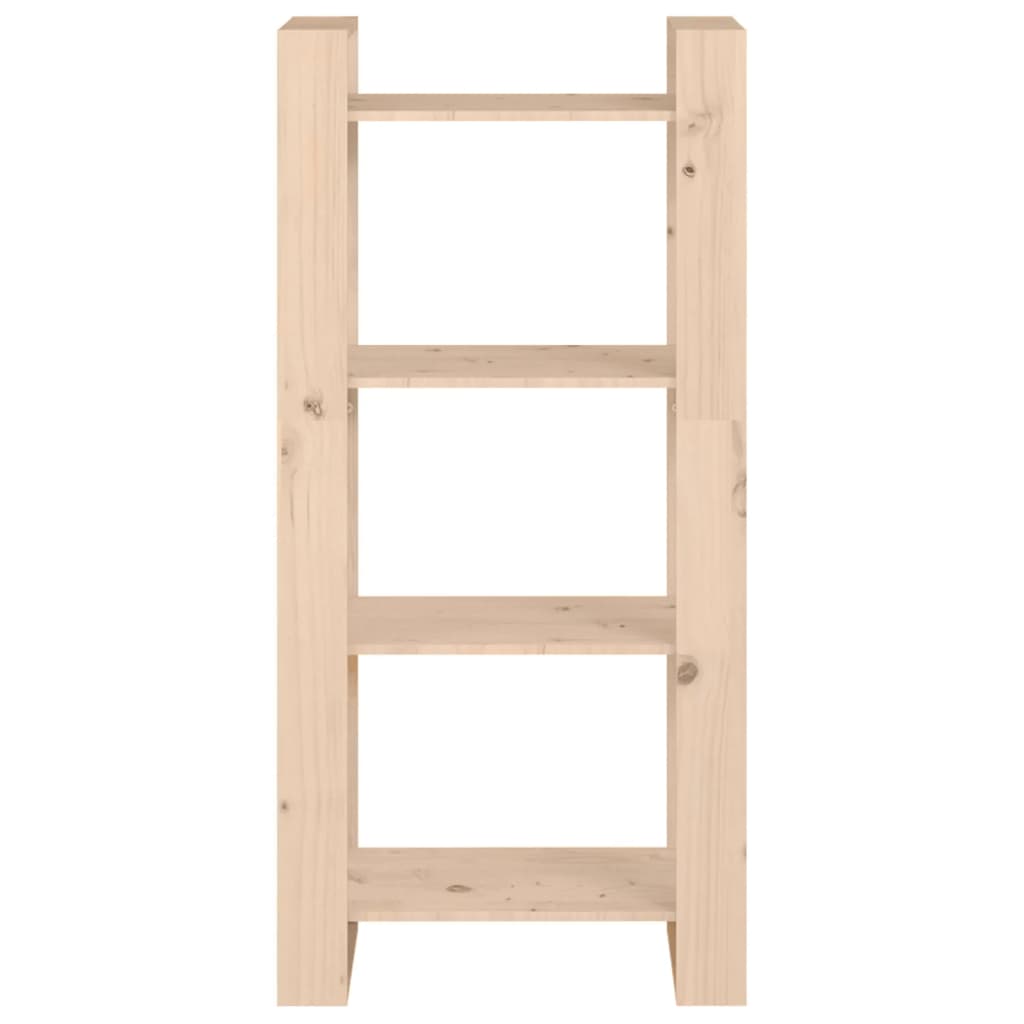 vidaXL Bücherregal/Raumteiler 60x35x125 cm Massivholz