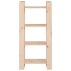 vidaXL Bücherregal/Raumteiler 60x35x125 cm Massivholz