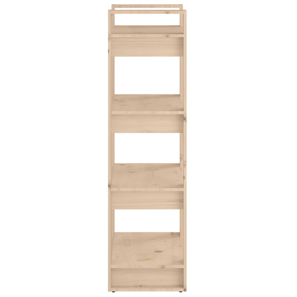 vidaXL Bücherregal/Raumteiler 60x35x125 cm Massivholz