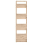 vidaXL Bücherregal/Raumteiler 60x35x125 cm Massivholz